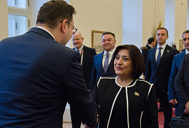 Českou republiku navštívila Sahiba Gafarová, předsedkyně Parlamentu Ázerbájdžánské republiky