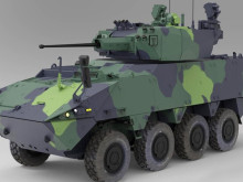 Pandur II 8x8 EVO je novou generací v Česku vyráběného pancéřovaného vozidla