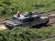 Tanky K2 Black Panther polské armády se premiérově představily na Slovensku