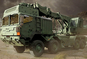 Rheinmetall a CSM Industry představily nové speciální vozidlo HX 8x8 Excavator