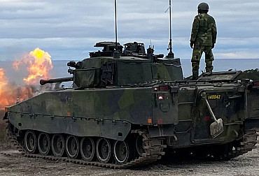 Bojové vozidlo pěchoty CV90: Ostré střelby na ostrově Gotland