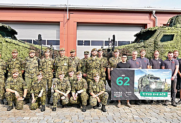 Dodávky speciálních vozidel TITUS pro Armádu České republiky byly úspěšně dokončeny