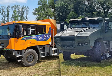 Společnosti skupiny CSG na konferenci spojovacího vojska prezentovaly Tatru s automatizovaným řízením, obrněnec TADEAS a další novinky