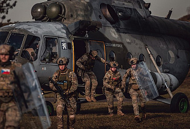 Vojenská policie si na Vítkově připomněla 35 let své novodobé historie