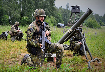 Vojáci z Přáslavic se připravují do Lotyšska
