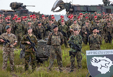 Vojáci z 2. rotního úkolového uskupení v Litvě absolvovali náročné cvičení Iron Wolf
