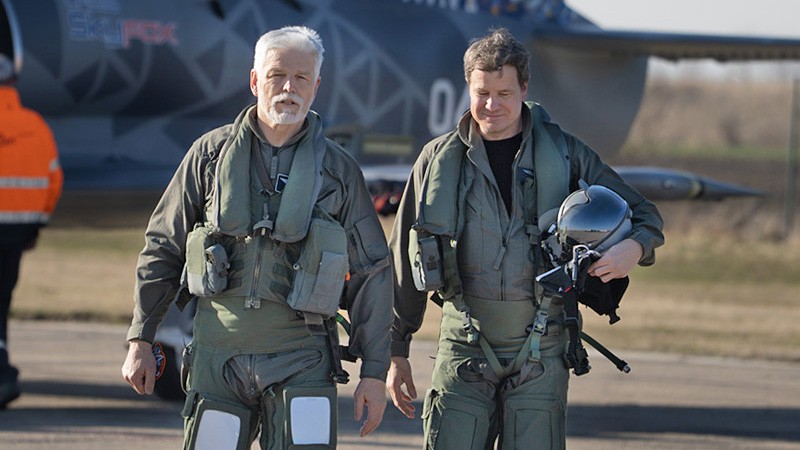 Reportáž: Český letoun L-39 Skyfox ocenil i prezident Petr Pavel