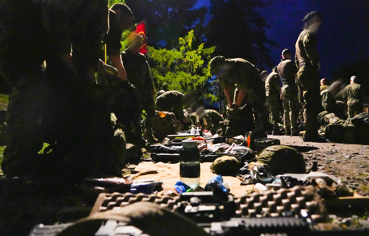 Foto: Momentka z 11. ročníku soutěže průzkumných hlídek | rtm. Brigit Ročňáková