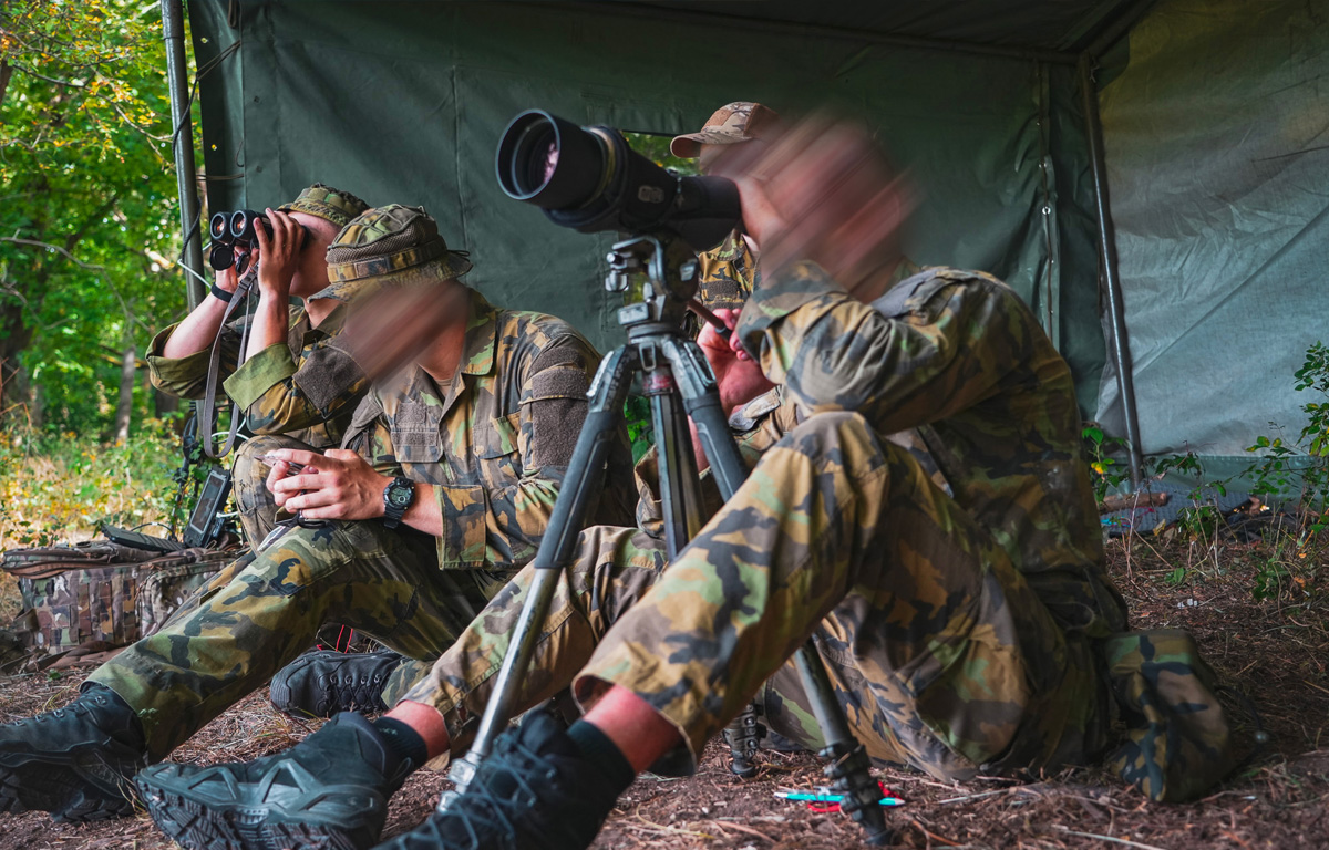 Foto: Momentka z 11. ročníku soutěže průzkumných hlídek | rtm. Brigit Ročňáková