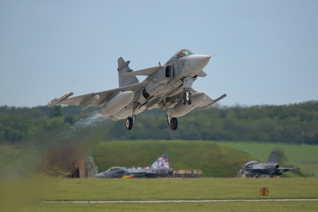 Foto: JAS-39 Gripen při cvičení Lion Effort 2024 | Martin Král