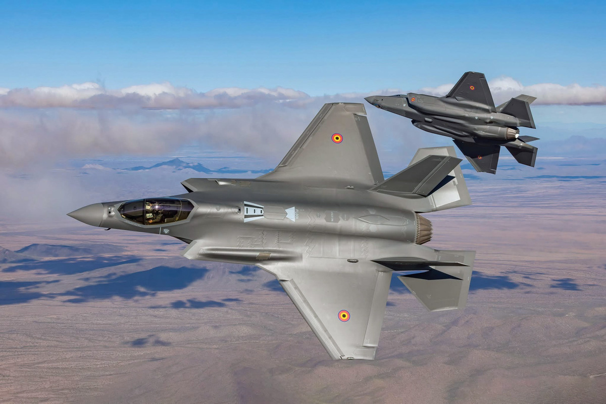 Foto: Česká republika preferovala pořízení moderních strojů páté generace F-35A již v průběhu roku 2022, první exempláře v nejnovější verzi Block 4 však nakonec získá až na přelomu dekády. | Belgian Air Force