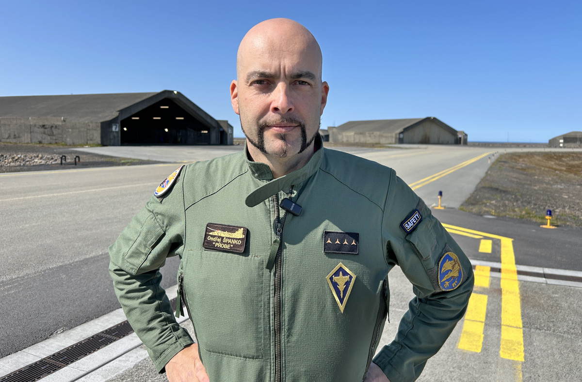 Foto: Stíhací pilot Ondřej Španko | Jaroslav Gavenda / CZ DEFENCE