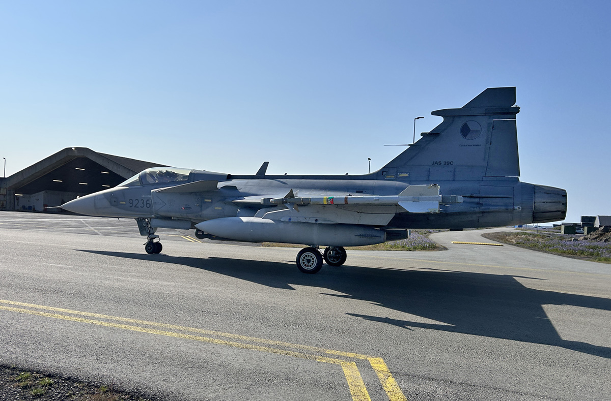 Foto: Stíhací letoun JAS-39 Gripen na Islandu | Jaroslav Gavenda / CZ DEFENCE