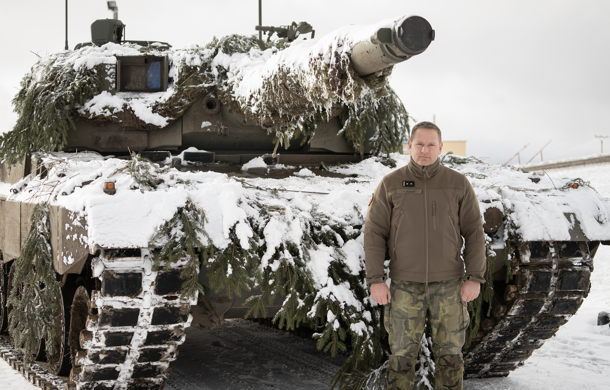 Foto: Velitel 73. tankového praporu pplk. Tomáš Suchý | Michal Pivoňka / CZ DEFENCE