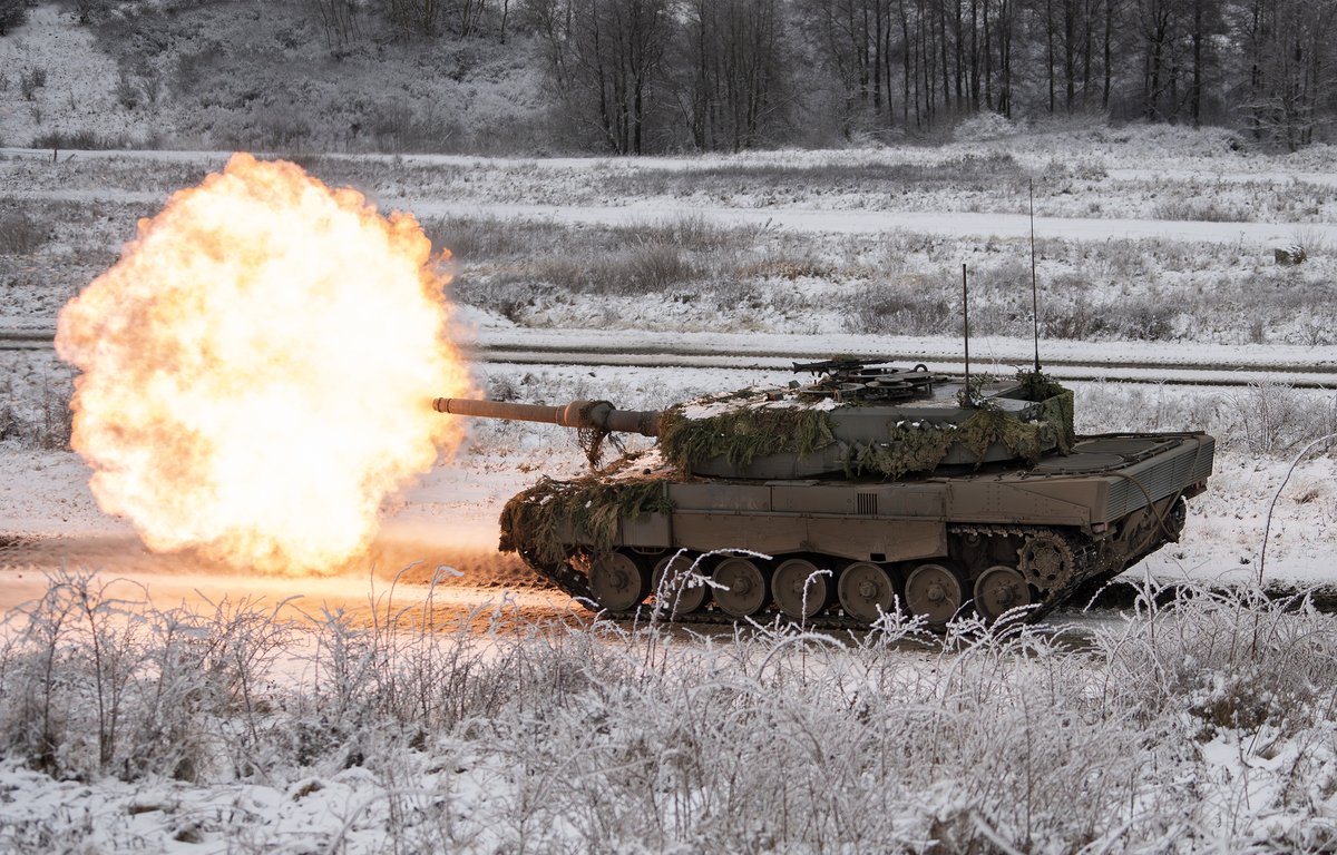 Foto: Jedním z hlavních zaměření cvičení Tasmanian Lizard 2024 byly ostré střelby z tanku Leopard 2A4 | Michal Pivoňka / CZ DEFENCE
