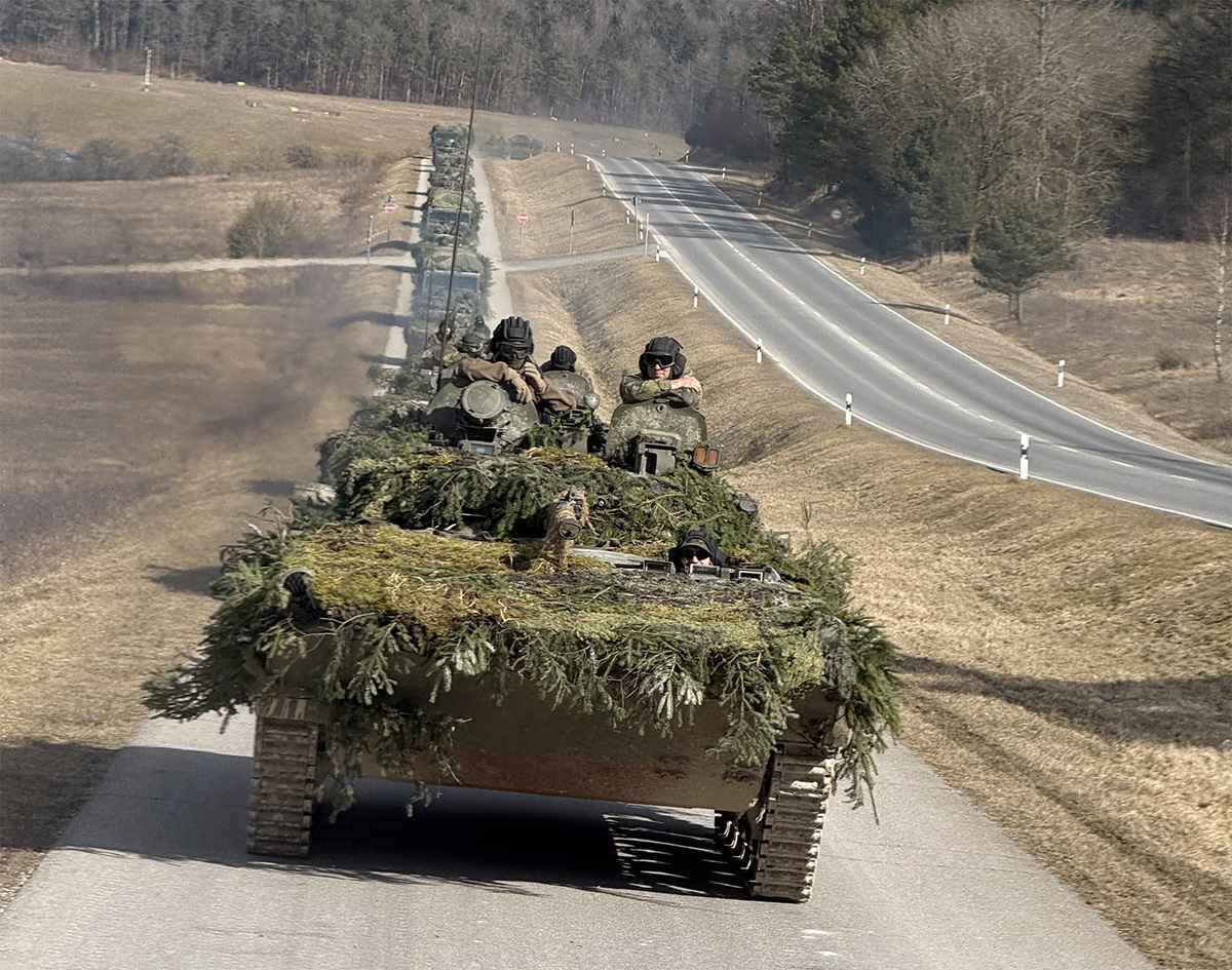Foto: Momentka ze cvičení Allied Spirit 2025 | 74. mpr