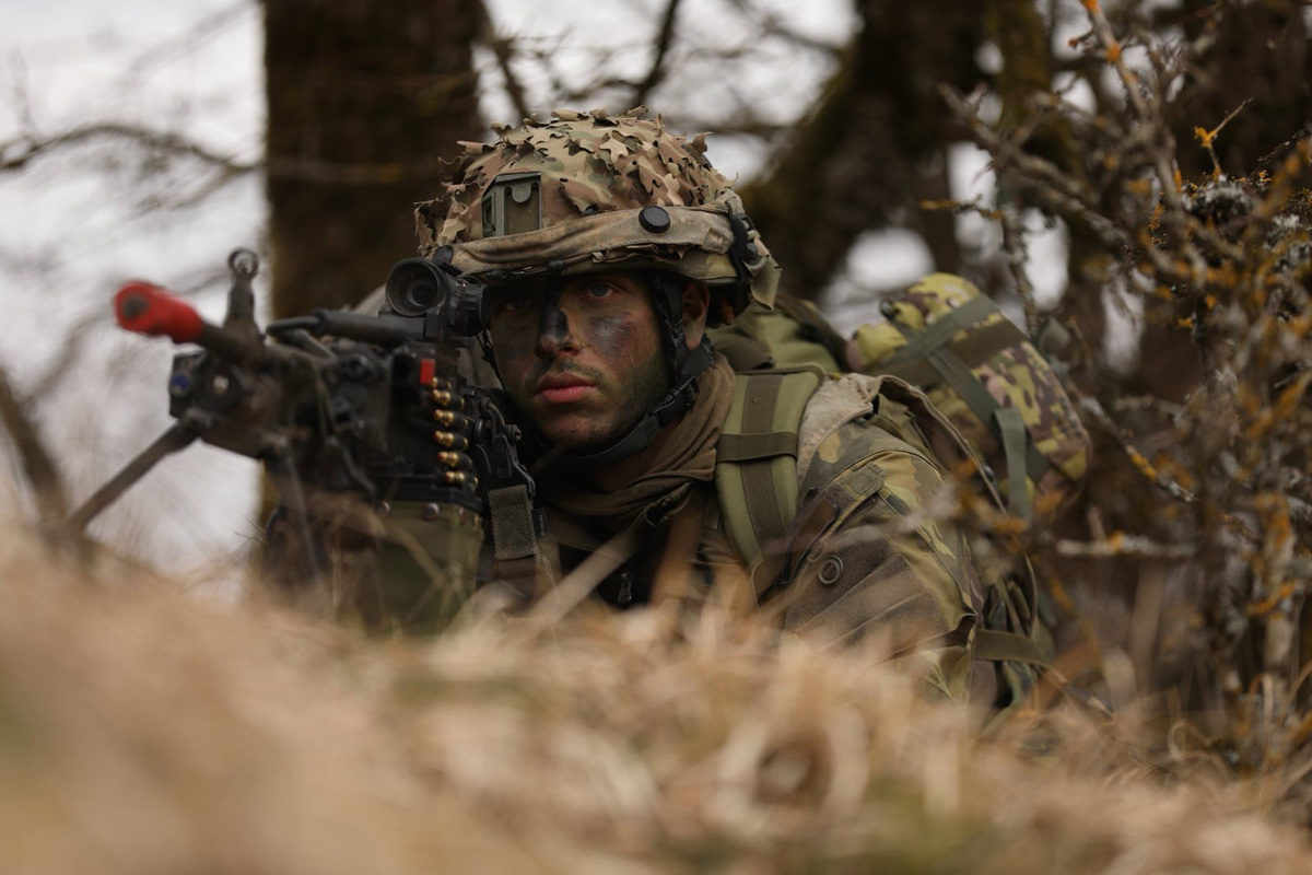 Foto: Momentka ze cvičení Allied Spirit 2025 | 74. mpr