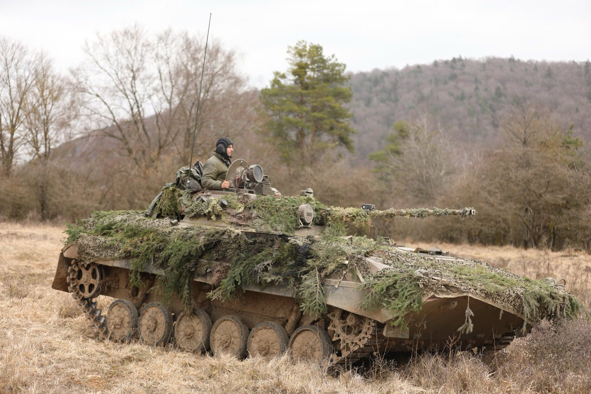 Foto: BVP-2 na cvičení Allied Spirit 2025 | 74. mpr