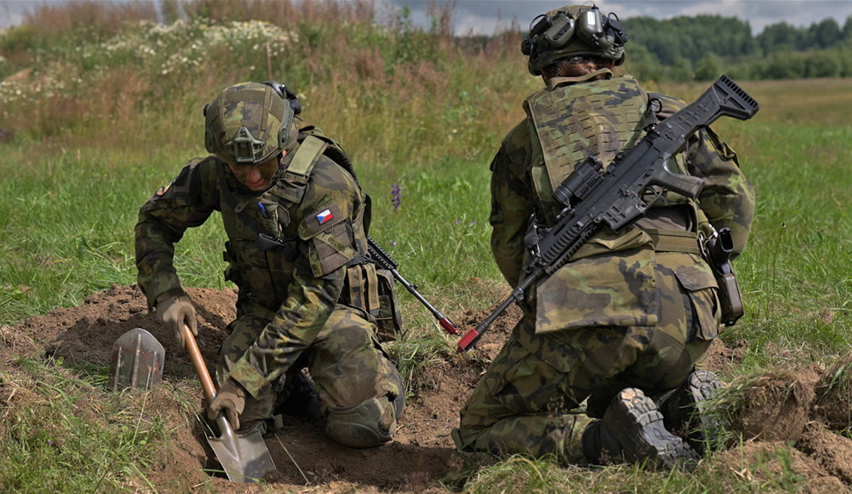 Foto: Momentka z DVC u 72. mechanizovaného praporu a 102. průzkumného praporu | Lukáš Bastl / CZ DEFENCE