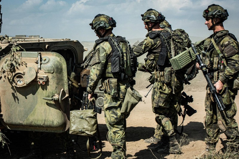 Foto: Základ vojáků aktivní zálohy v MN BG SVK tvořili příslušníci mechanizované roty AZ z Bučovic | MN BG SVK