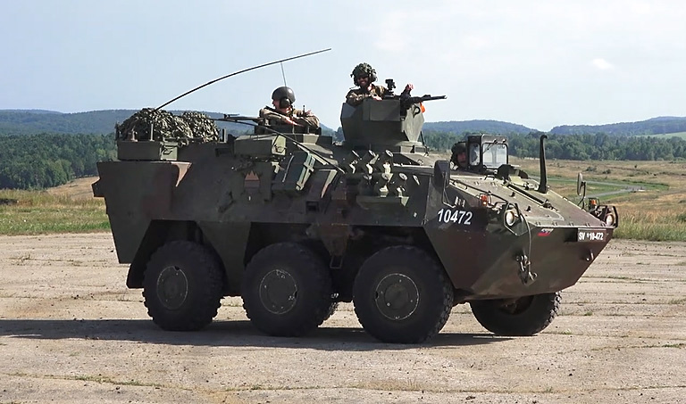 Foto: Obrněné vozidlo pěchoty Valuk slovinských ozbrojených sil | Jan Juřica / CZ DEFENCE