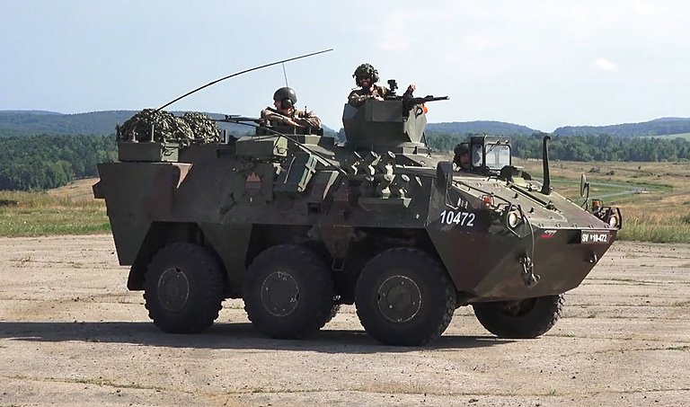Foto: Obrněné vozidlo pěchoty Valuk slovinských ozbrojených sil | Jan Juřica / CZ DEFENCE