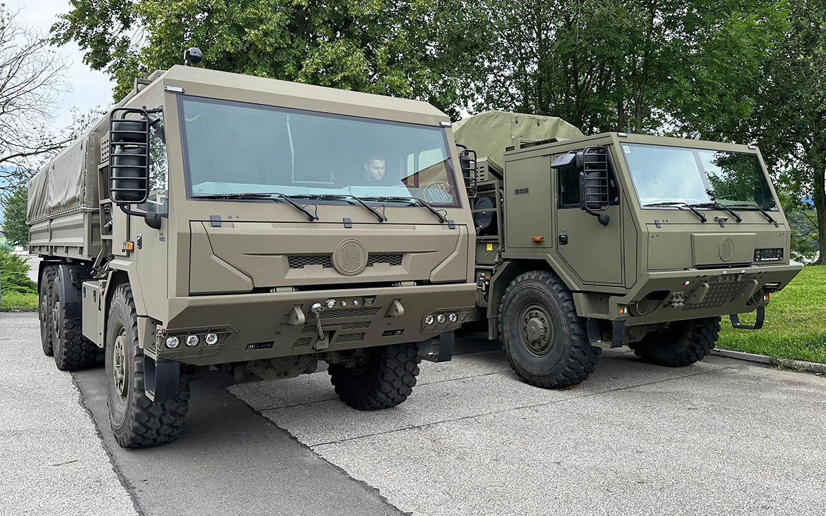 Foto: Tatra Force 2. (vpravo) a 3. generace | Michal Pivoňka / CZ DEFENCE