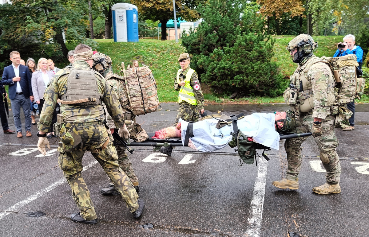 Foto: Ukázka výcviku vojenských zdravotníků | Jan Zilvar / CZ DEFENCE