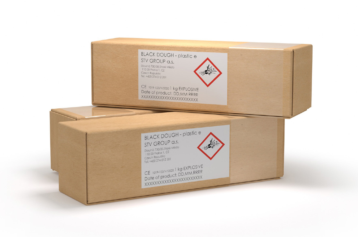 Foto: Plastická trhavina Black Dough | STV GROUP