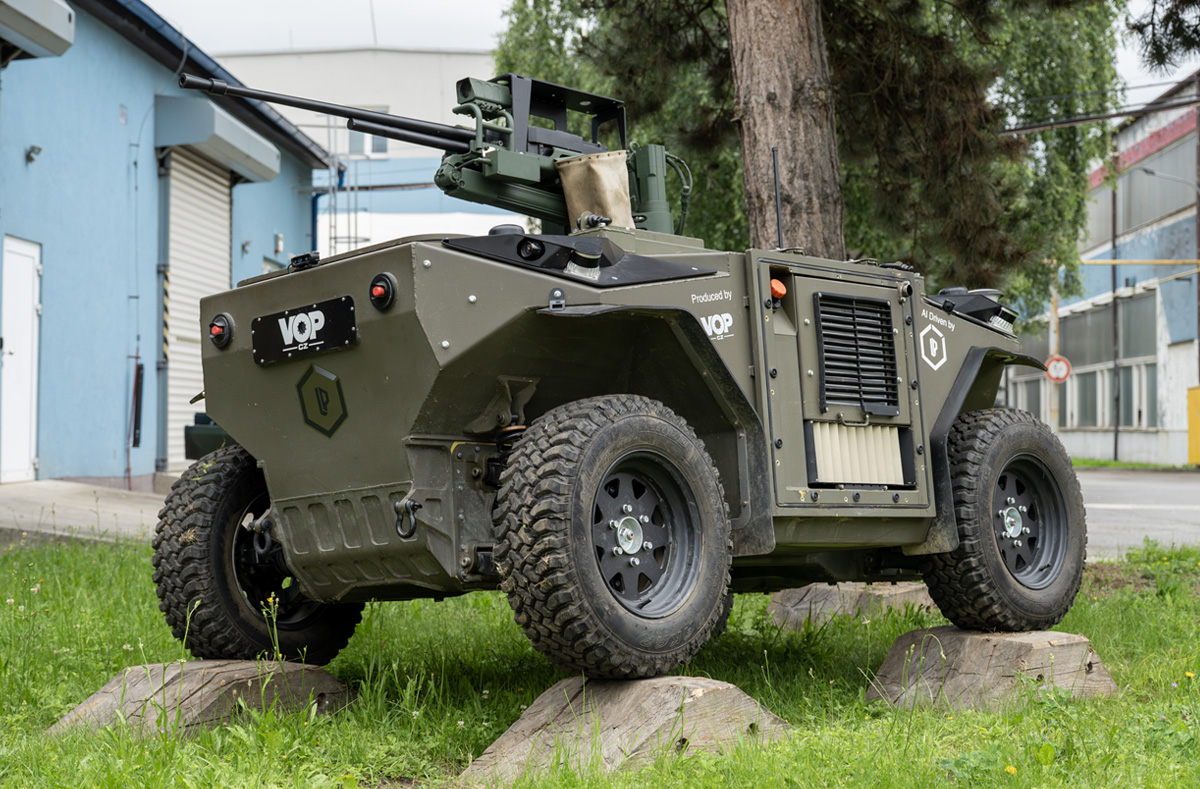 Foto: Autonomní robotické vozidlo TAROS | Michal Pivoňka / CZ DEFENCE