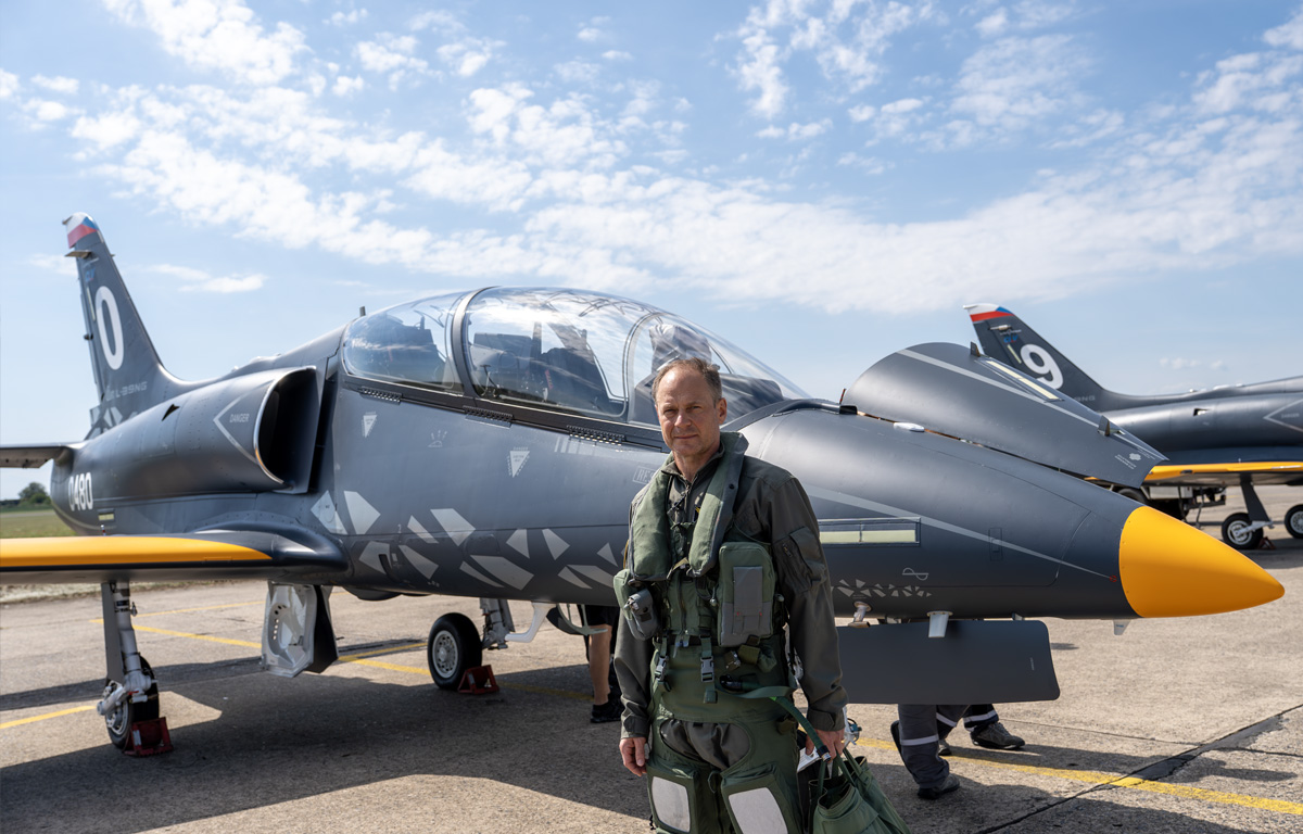 Foto: Pilot-instruktor CLV Ervín Ehm | Michal Pivoňka / CZ DEFENCE