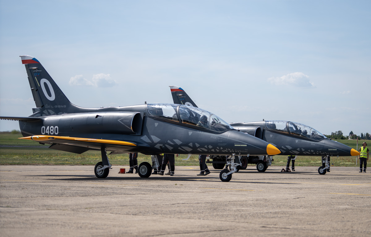 Foto: CLV obdrželo druhý pár podzvukových letounů L-39 Skyfox | Michal Pivoňka / CZ DEFENCE