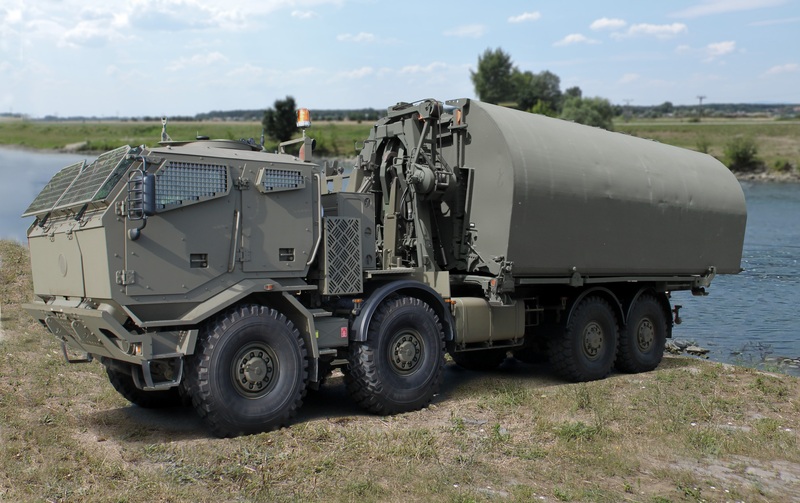 Foto: Pontonová mostní souprava IRB na podvozku Tatra Force 8x8 | GDELS