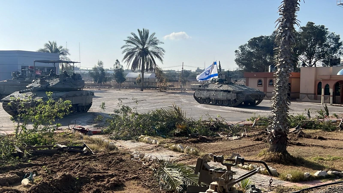 Foto: Síly IDF v Rafáhu v květnu 2024 | Wikimedia Commons / Public domain