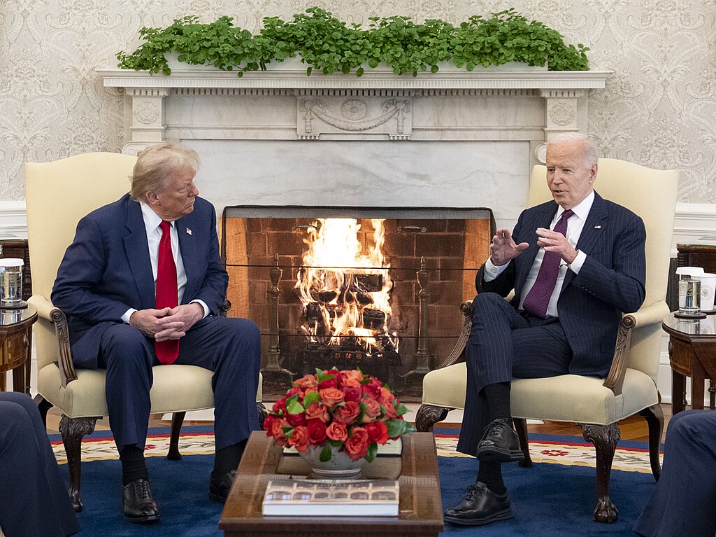 Foto: Donald Trump a Joe Biden v Oválné pracovně po listopadových volbách | The White House