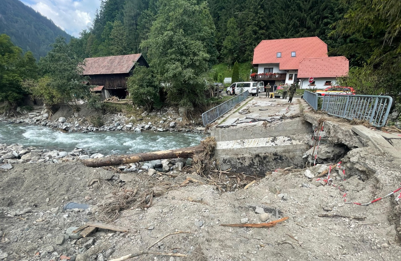 Foto: V srpnu tohoto roku zasáhly Slovinsko rozsáhlé povodně | USAR