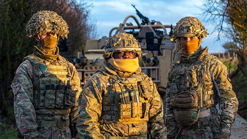 Britská armáda bez posil: „military gap year“ jako omezená odpověď na personální problémy Foto: Royal Anglian Regiment, 7th Light Mechanised Brigade Combat Team (2021) | Cpl Paul Watson, Royal Logistics Corps/MOD / OGL v1.0