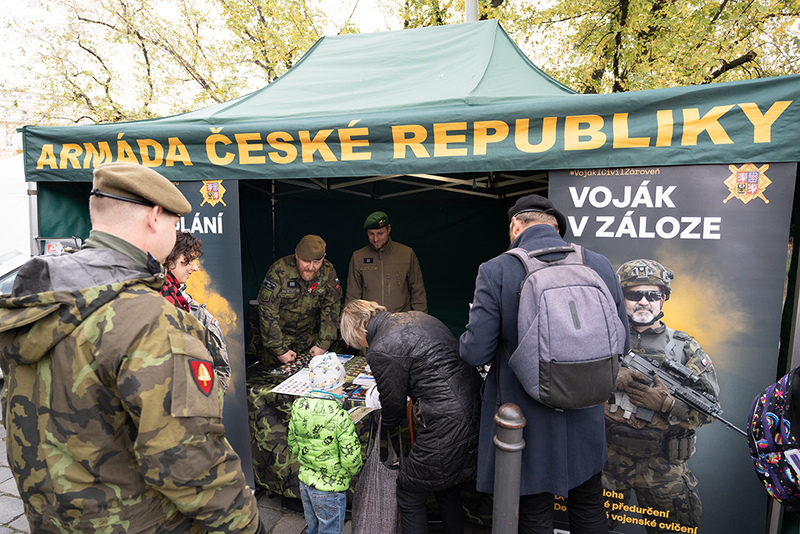 Foto: Prezentační stánek Armády České republiky | Michal Pivoňka / CZ DEFENCE