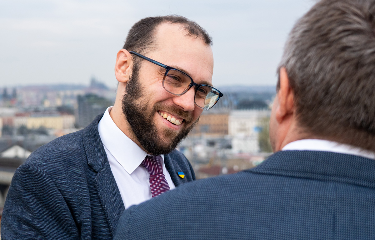 Foto: Vládní zmocněnec pro rekonstrukci Ukrajiny Tomáš Kopečný | CZ DEFENCE