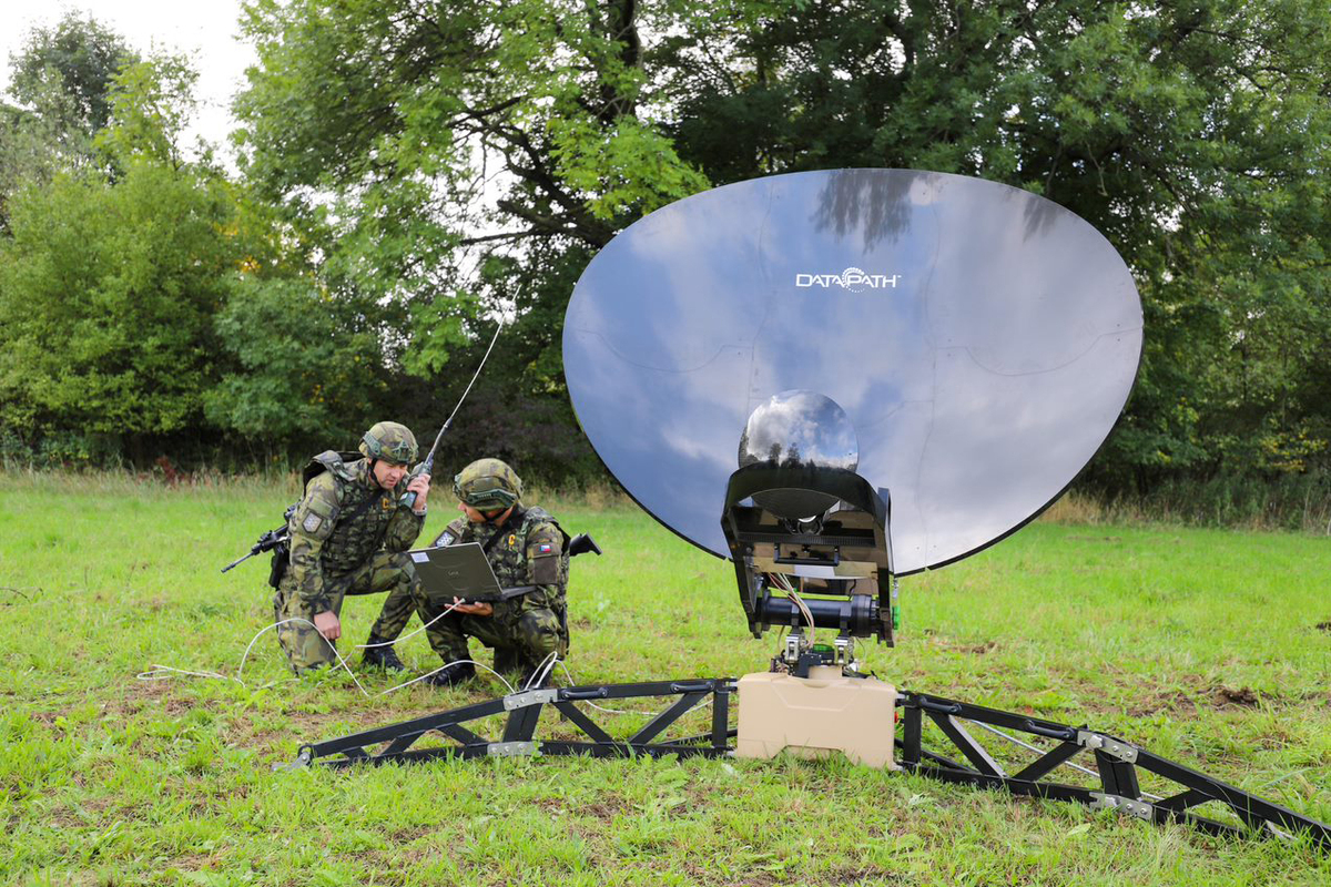 Foto: Satelitní spojení MILSATCOM | Armáda ČR