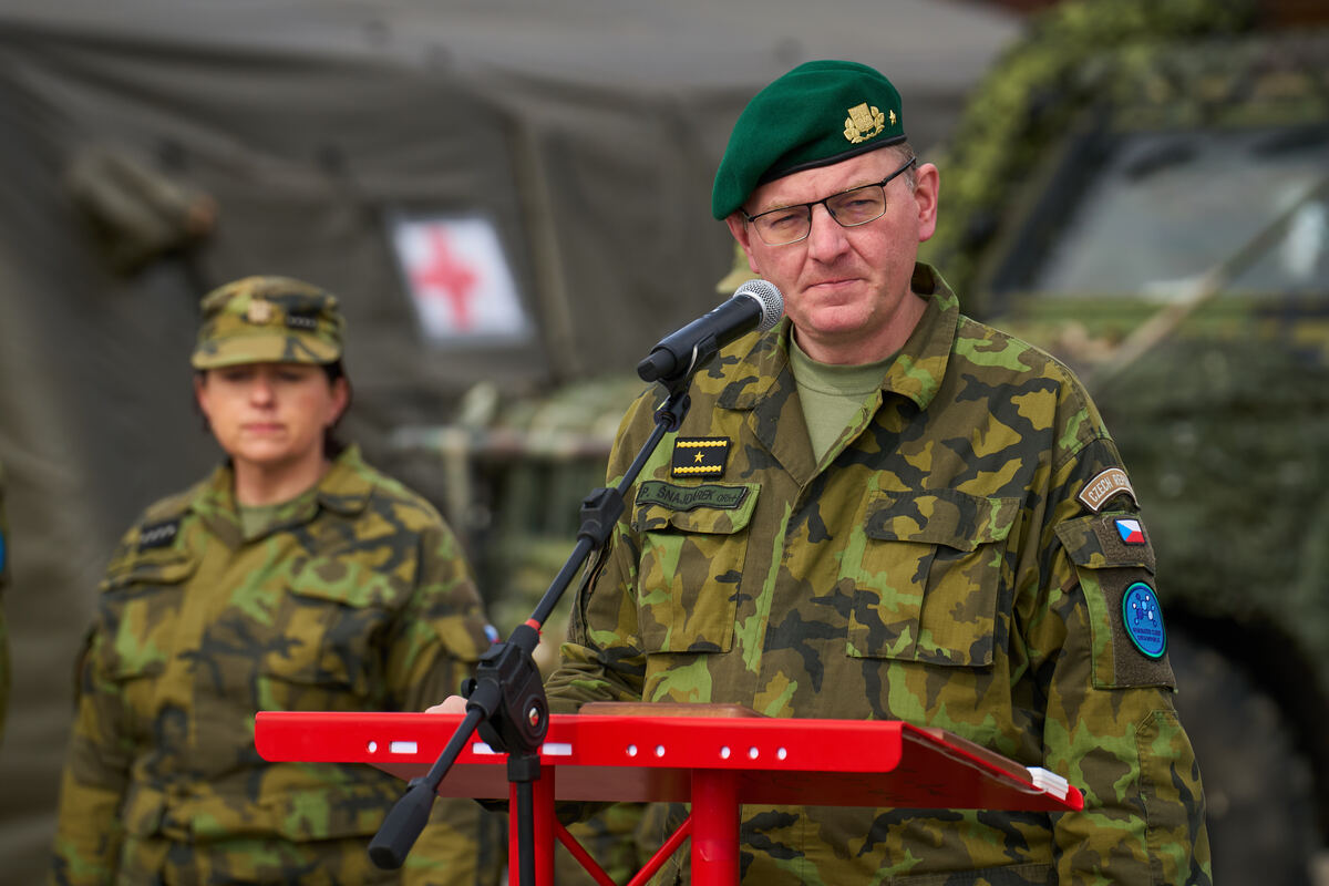 Foto: Ředitel Sekce komunikačních a informačních systémů MO brigádní generál Petr Šnajdárek | Armáda ČR