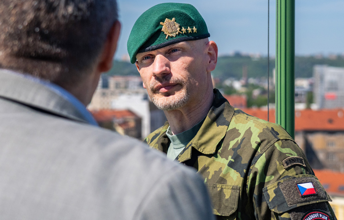 Foto: Velitel 91. skupiny informačního boje plk. Ivo Zelinka / CZ DEFENCE