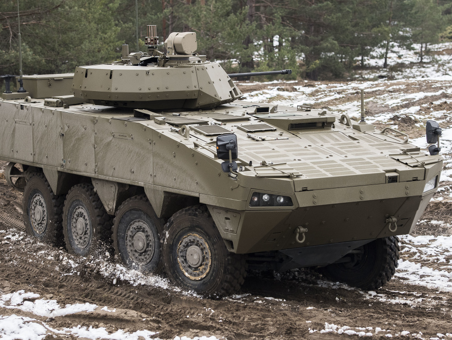 Foto: Vozidlo Patria AMV XP 8x8 | Ministerstvo obrany SR