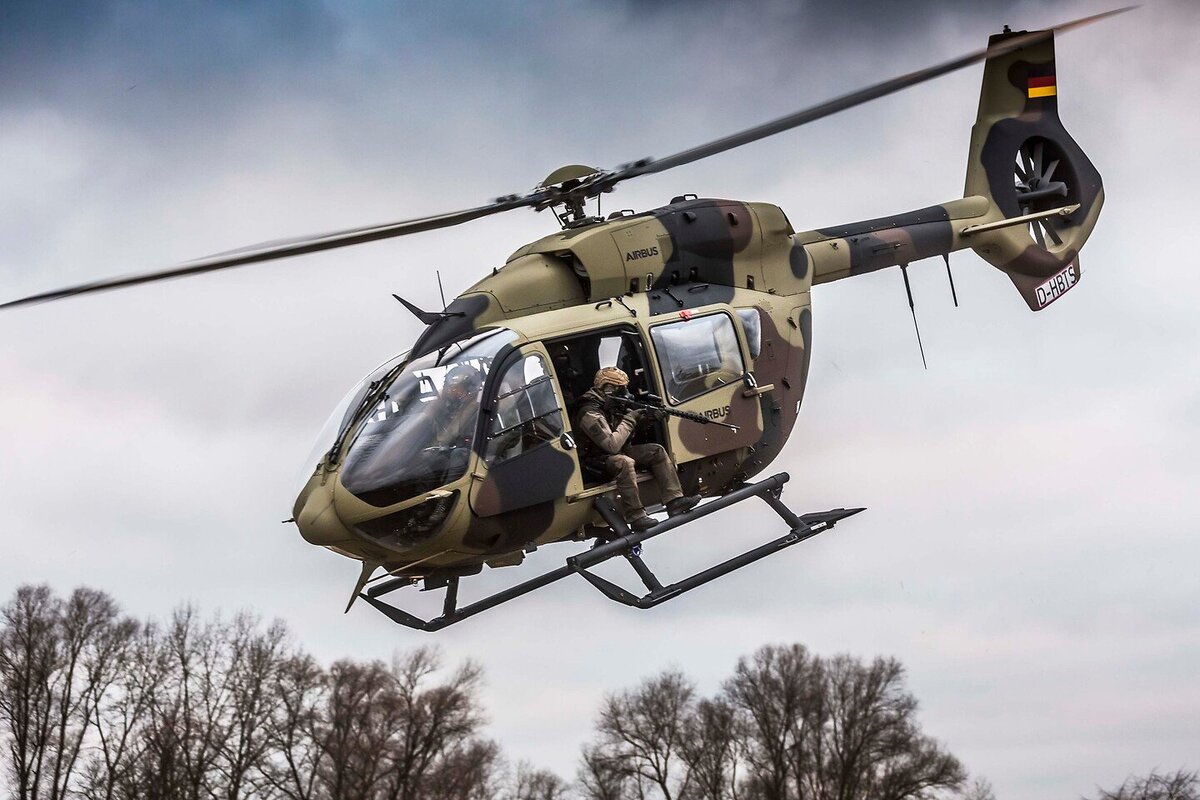 Foto: Nejmodernější vojenská verze vrtulníku Airbus H145 ve službě německého letectva | Airbus Helicopters