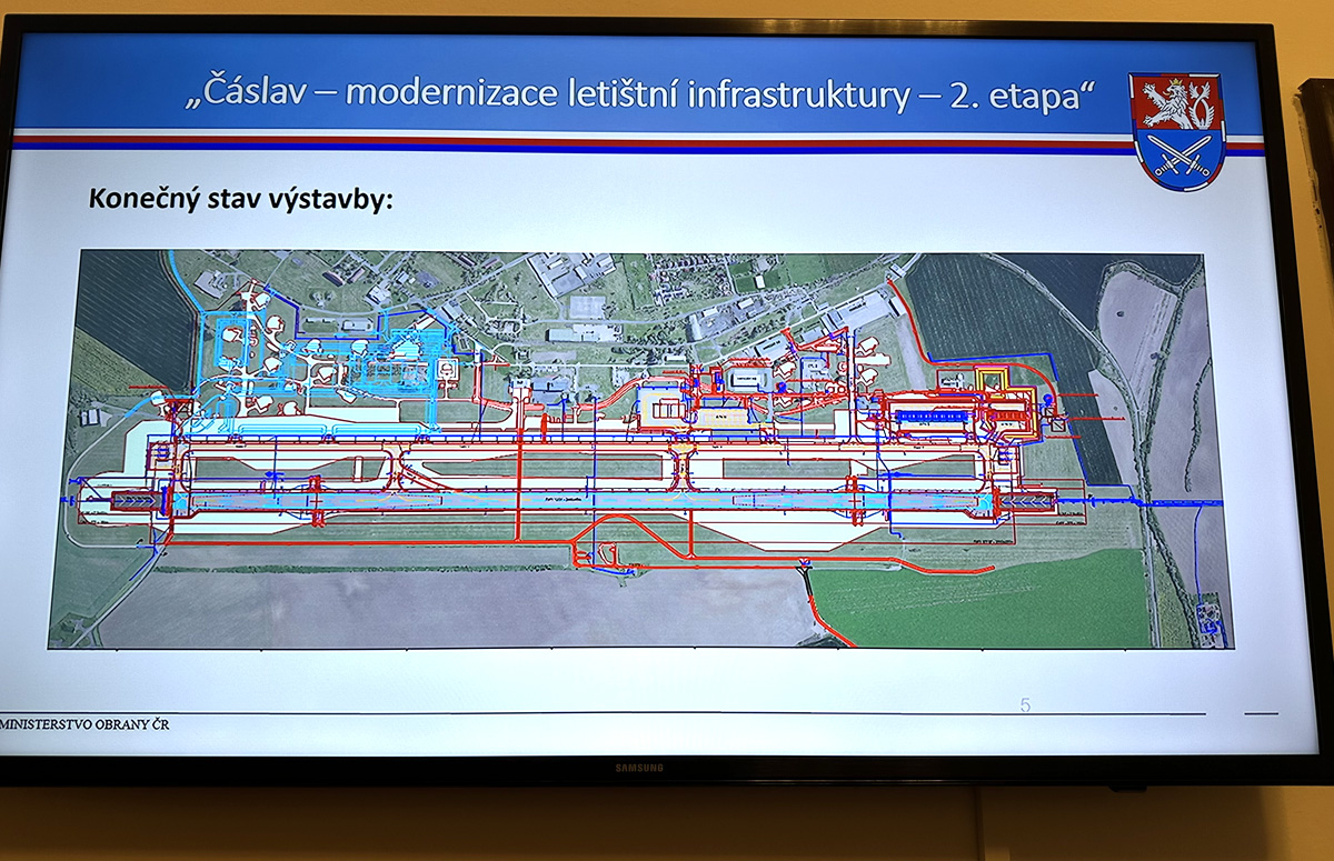 Foto: Čáslav - modernizace letištní infrastruktury | Jan Zilvar / CZ DEFENCE