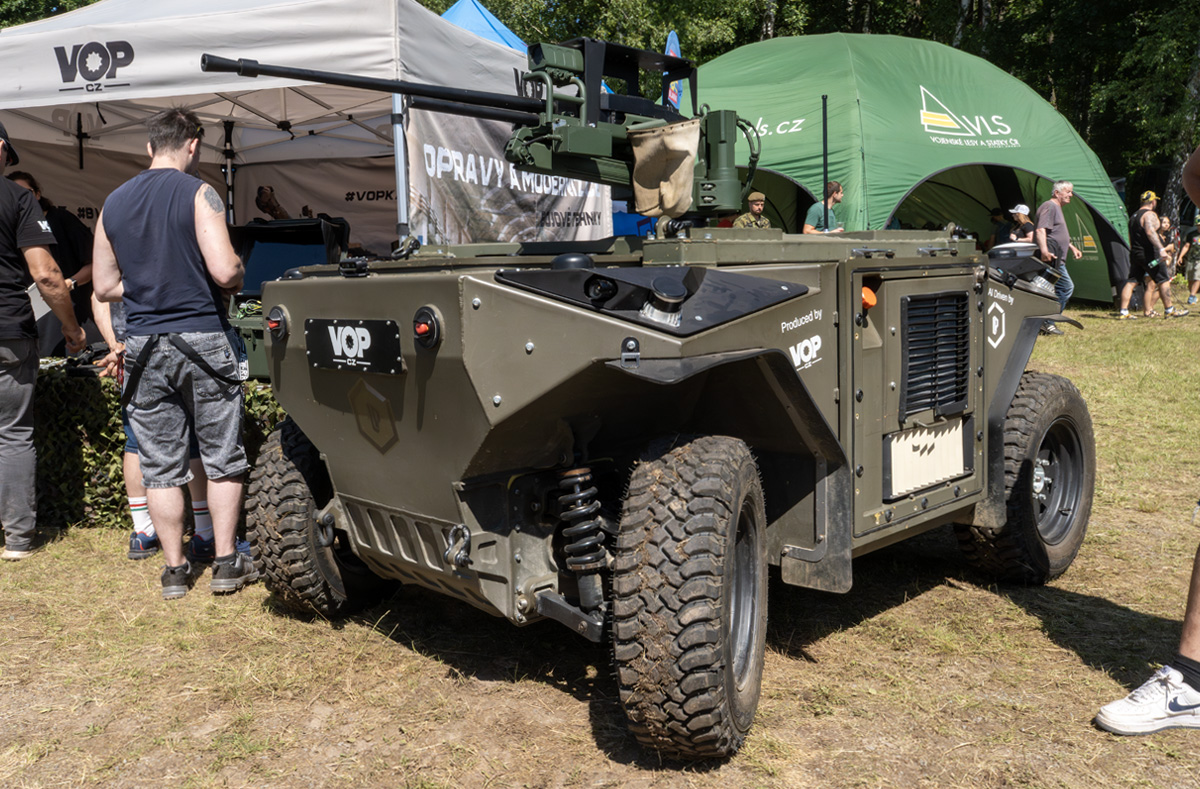 Foto: Autonomní robotické vozidlo TAROS | Michal Pivoňka / CZ DEFENCE