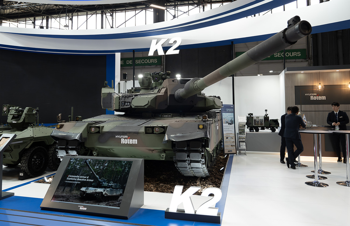 Foto: Jihokorejský tank K2 Black Panther na Eurosatory 2024 | Michal Pivoňka / CZ DEFENCE