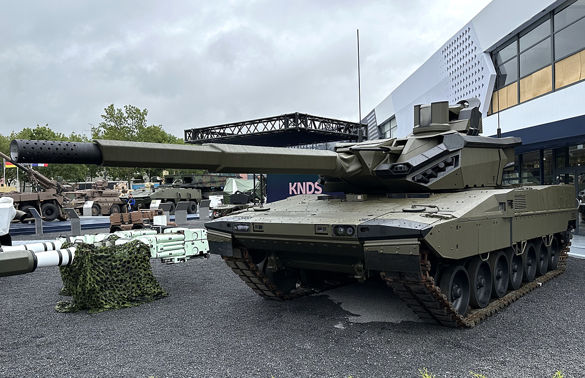 Foto: Demonstrátor tanku EMBT-ADT 140 na Eurosatory 2024 | Michal Pivoňka / CZ DEFENCE