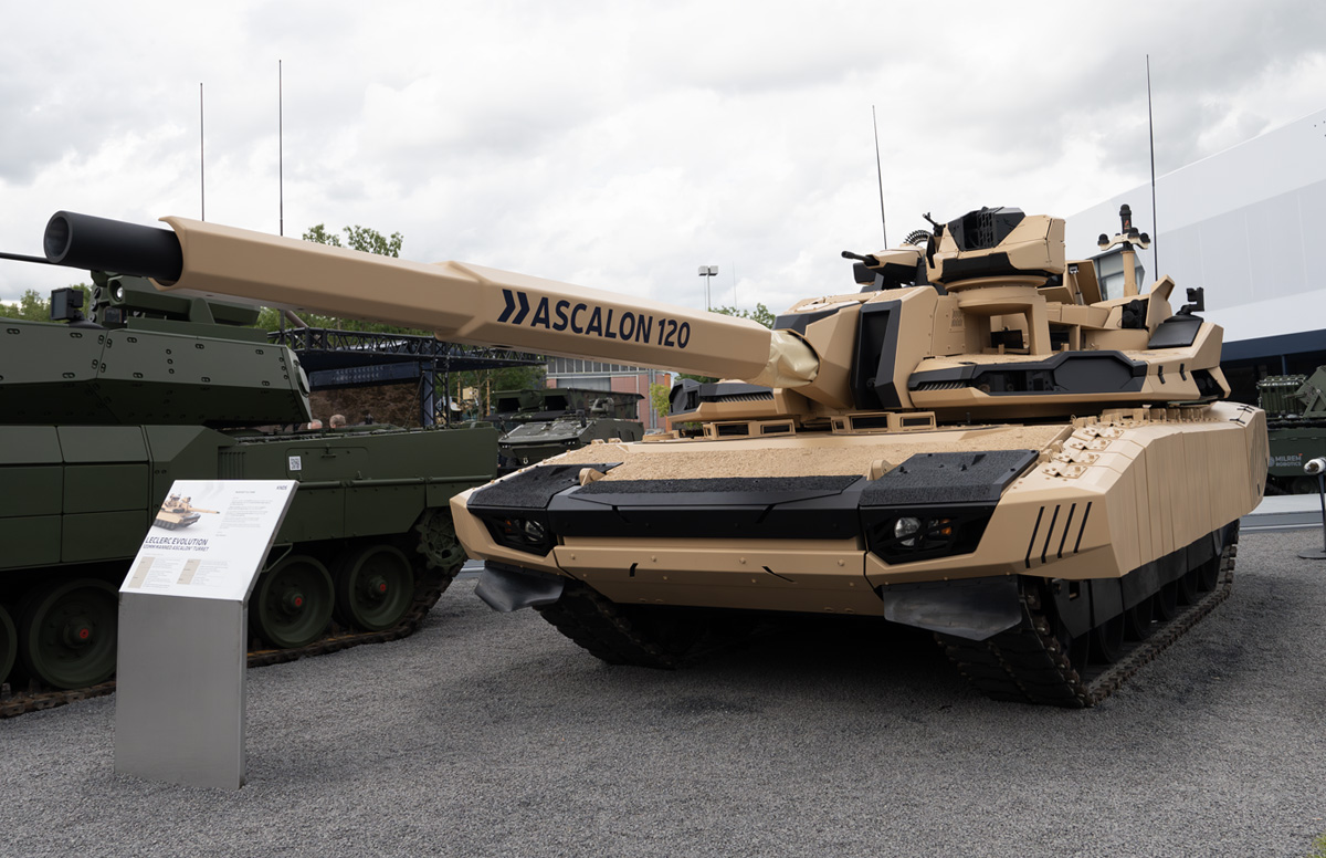 Foto: Leclerc Evolution na Eurosatory 2024 | Michal Pivoňka / CZ DEFENCE