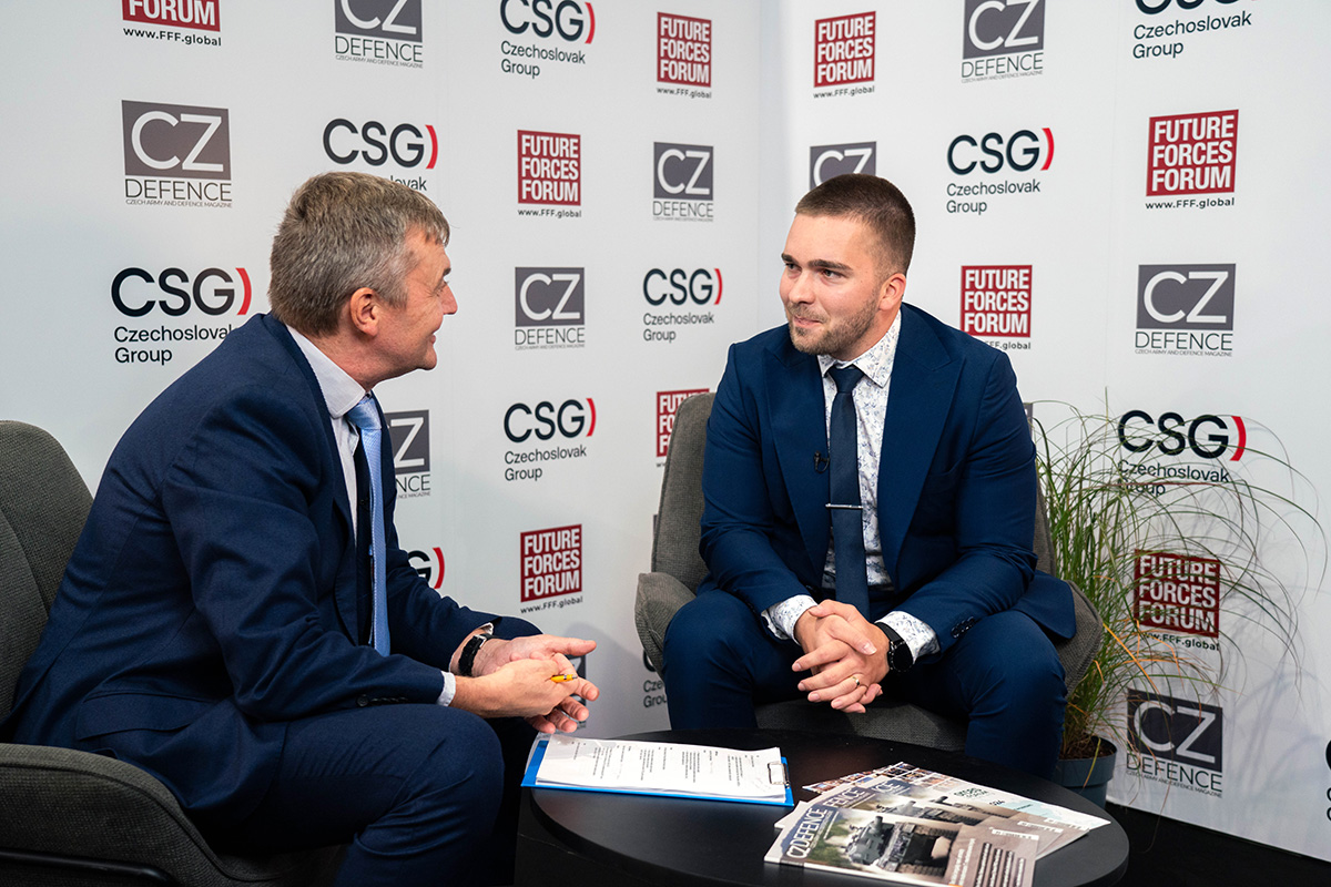 Foto: Obchodní manažer MSM Group Jakub Fedor | CZ DEFENCE